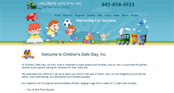 Desktop Screenshot of childrenssafestay.com